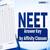NEET Answer Key 2026 by Affinity Classes- Download PDFs for Code-wise